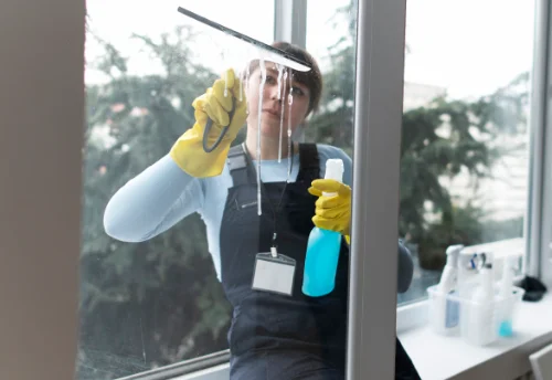 Nettoyage de vitres intérieures et extérieures à Mauvières